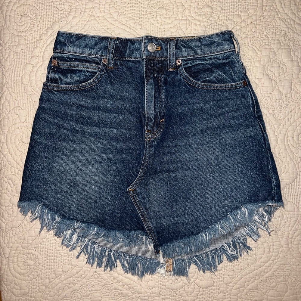 NWOT Free People We The Free Denim Skirt